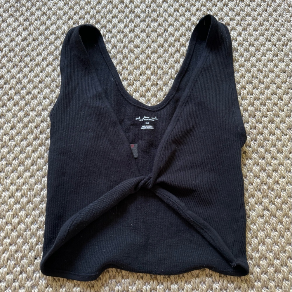 Urban Outfitters crop top black